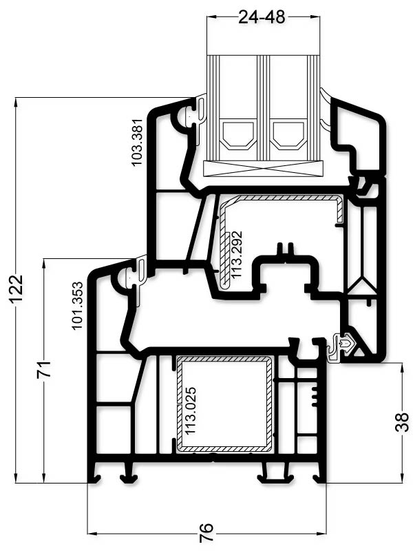 Вікна VEKA Softline 76 Київ