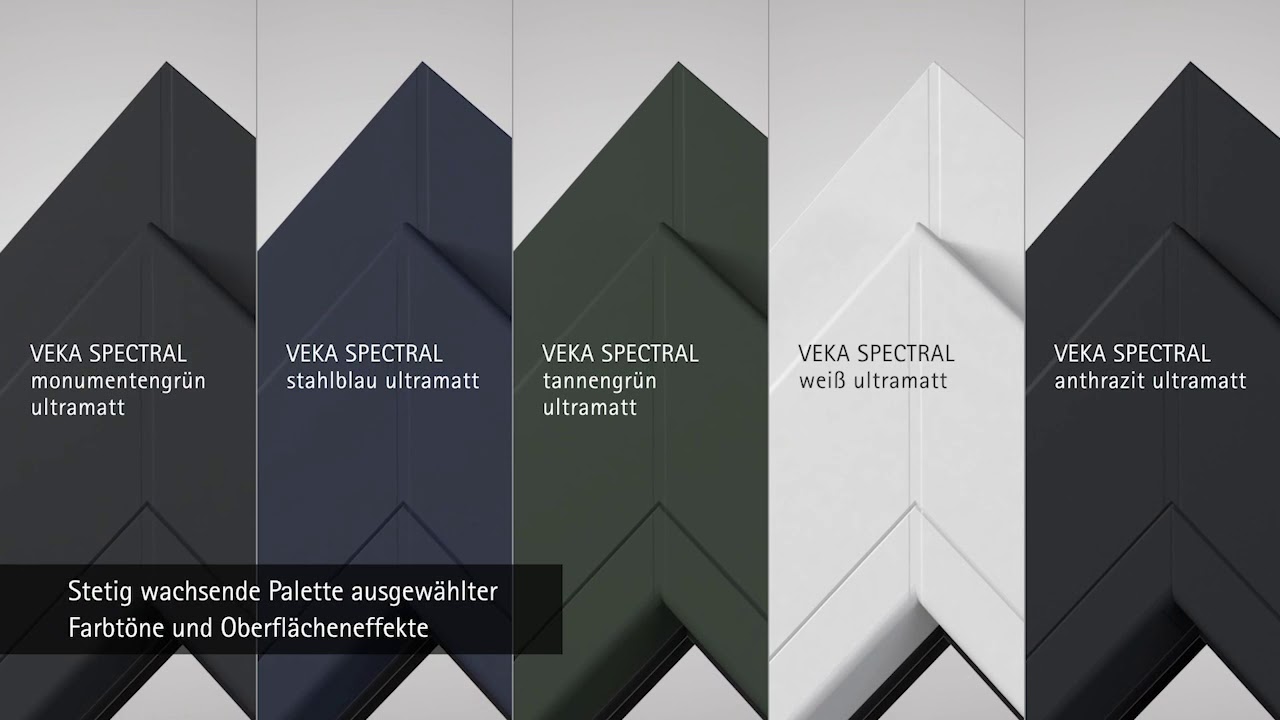 Дев&#039;ять нових відтінків VEKA SPECTRAL